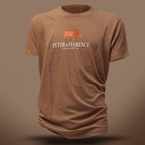 T-shirt Peter In Florence Brown - Uomo